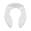 American Standard 5910.110.020 Commercial Elongated Open Front Toilet Seat with EverClean Surface in White