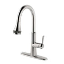 American Standard 7009SSF Huntley SelectFlo Single-Handle Pull-Down Sprayer Kitchen Faucet in Stainless Steel