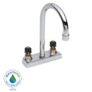 American Standard 7400.000.002 Heritage 4" Less Handles Gooseneck Bathroom Faucet in Chrome