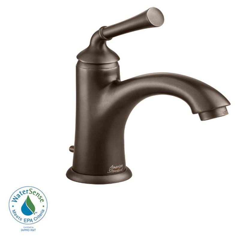 American Standard 7415.101.224 Portsmouth Monoblock Single Hole 1-Handle Mid-Arc Bathroom Faucet in Oil Rubbed Bronze