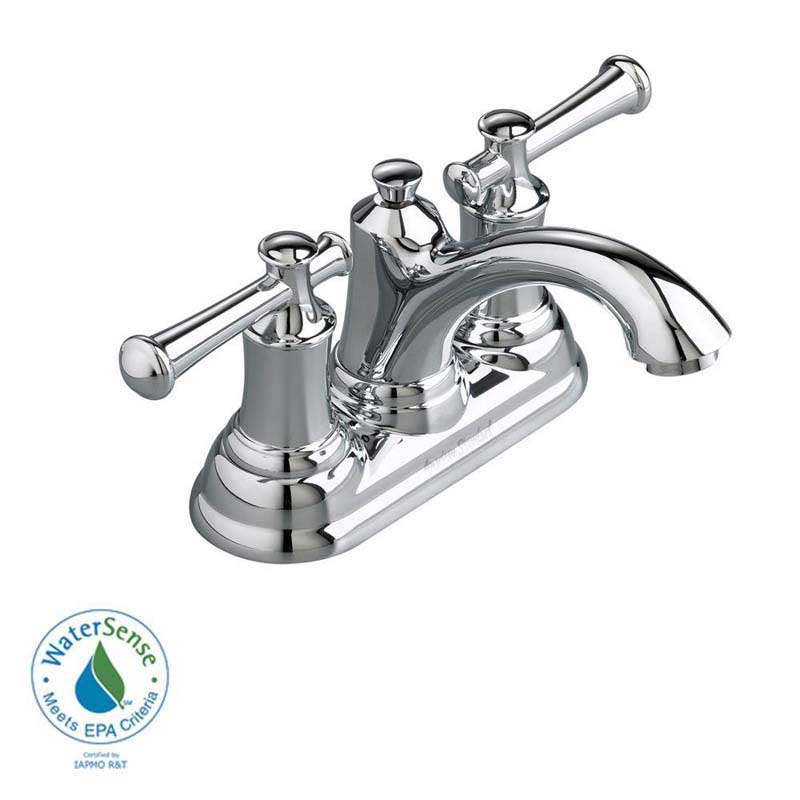 American Standard 7415.201.002 Portsmouth Single Hole 2-Handle Mid-Arc Bathroom Faucet in Polished Chrome