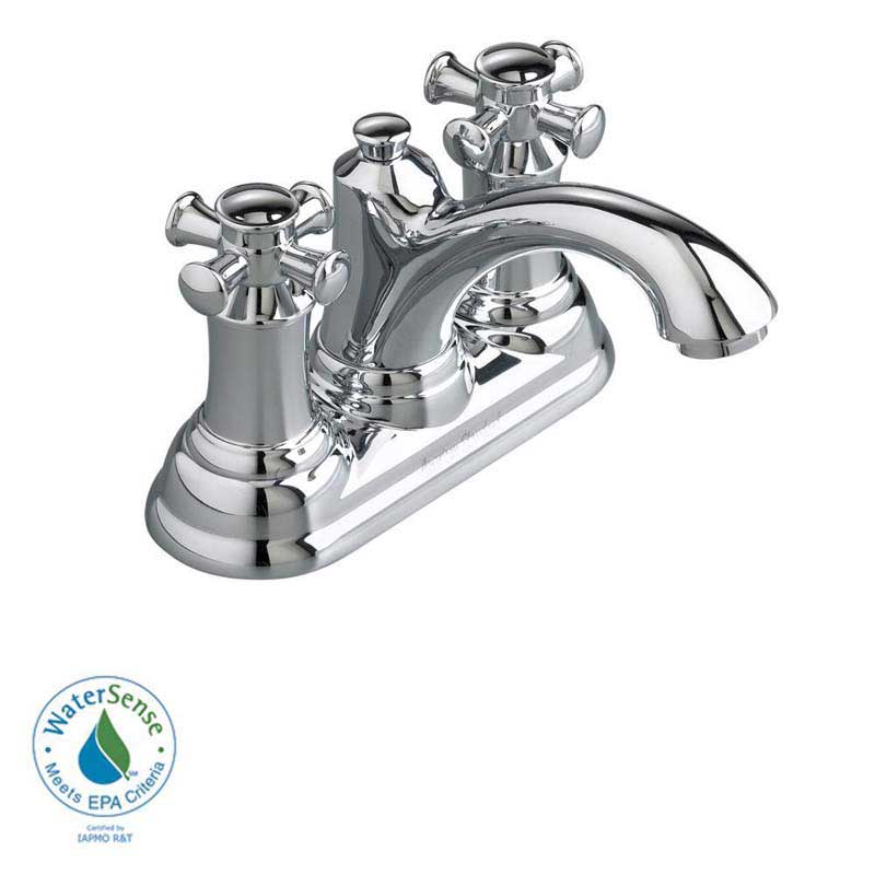 American Standard 7415.221.002 Portsmouth Single Hole 2-Handle Mid-Arc Bathroom Faucet in Polished Chrome 