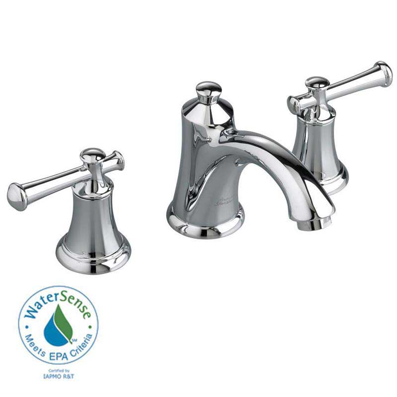 American Standard 7415.801.002 Portsmouth 2-Handle Mid Arc Bathroom Faucet in Polished Chrome 