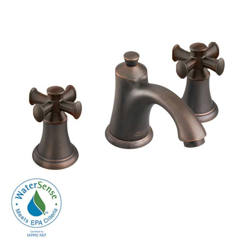American Standard 7415.821.224 Portsmouth 8" 2-Handle Mid-Arc Bathroom Faucet in Oil Rubbed Bronze 