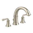 American Standard 7420.900.295 Portsmouth Deck-Mount Tub Filler, Less Personal Shower, Lever Handles in Satin Nickel