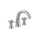 American Standard 7420.920.002 Portsmouth Deck-Mount Tub Filler, Less Personal Shower, Cross Handles in Polished Chrome