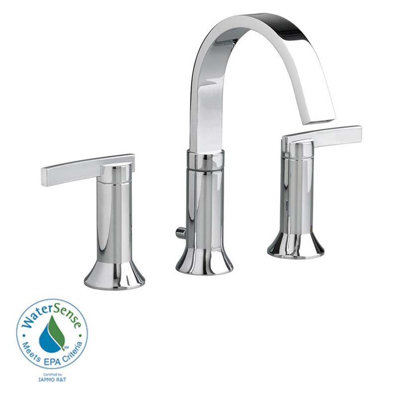 American Standard 7430.801.002 Berwick Widespread 2-Handle High-Arc Bathroom Faucet in Polished Chrome 