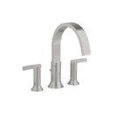 American Standard 7430.900.295 Berwick Lever 2-Handle Deck-Mount Roman Tub Faucet in Satin Nickel