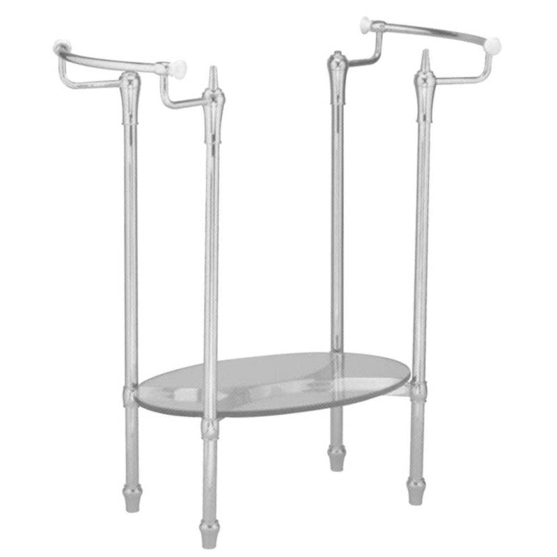 American Standard 8710.000.295 Standard Collection Console Sink Legs in Satin Nickel
