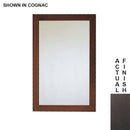 American Standard 9273.101.339 Brook 34" x 24" Birch Framed Mirror in Espresso