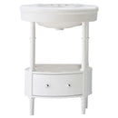 American Standard 9440020 Standard Collection Washstand with Bottom Shelf and Drawer in White