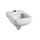 American Standard 9512.999.020 Clinic Service 25.25" x 21.125" Vitreous China Wall-Mounted Service Sink in White