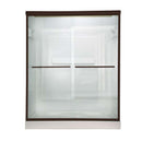 American Standard AM00345.400.224 Euro Frameless Bypass Shower Door in Oil-Rubbed Bronze with Clear Glass