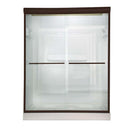 American Standard AM00370.400.224 Euro Frameless Bypass Shower Door in Oil-Rubbed Bronze Finish with Clear Glass
