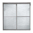 American Standard AM00770.422.006 Prestige Framed Bypass Shower Door in Brushed-Nickel Finish with Rain Glass
