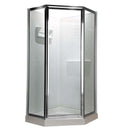 American Standard AMOPQF2.400.213 Prestige Neo-Angle Shower Door in Silver and Clear Glass