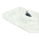 American Standard CMB8239.801 19" Cultured Marble Left Hand Sidesplash in White Swirl