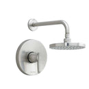 American Standard T010.501.075 Green Tea Shower Only Trim Kit, 6-3/4" Rain Showerhead in Brass Shower Arm 