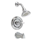American Standard T215.710.002 Hampton Single Porcelain Lever Handle Tub and Shower Trim Kit in Polished Chrome