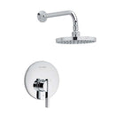American Standard T430.501.002 Berwick Shower Only Trim Kit, Rain Showerhead in Polished Chrome