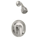 American Standard T480.501.295 Seva Wall Escutcheon and Showerhead in Satin Nickel