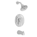 American Standard T480.508.295 Seva Shower Trim Kit with Flo-Wise Turbine Spray Water-Saving Showerhead in Satin-Nickel