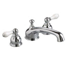 American Standard T970.712.002 Hampton 2-Porcelain Lever Handle Deck-Mount Tub Filler Trim Kit in Polished Chrome
