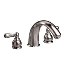 American Standard T980.732.295 Hampton 2-Metal Lever Handle Deck-Mount Roman Tub Faucet Trim Kit in Satin Nickel
