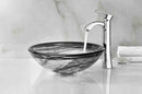 Anzzi Verabue Series Vessel Sink with Pop-Up Drain in Slumber Wisp N49 6