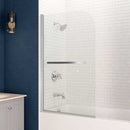 Anzzi Myth 34 in. x 58 in. Frameless Tub Door with TSUNAMI GUARD in Polished Chrome SD-AZ053-01CH 4