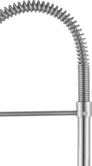 Anzzi Carriage Single Handle Standard Kitchen Faucet in Brushed Nickel KF-AZ211BN 20