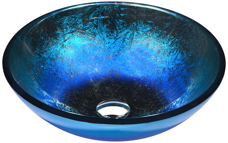 Anzzi Chilasa Series Vessel Sink in Blue LS-AZ8209