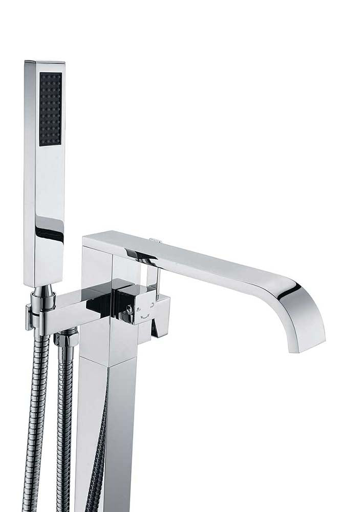 Anzzi Angel 2-Handle Claw Foot Tub Faucet with Hand Shower in Polished Chrome FS-AZ0044CH 10