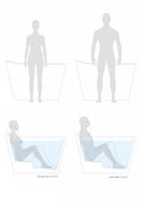 Aquatica True Ofuro Freestanding Stone Japanese Soaking Bathtub 9