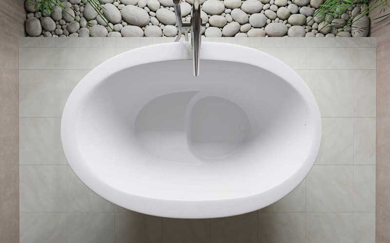 Aquatica True Ofuro Freestanding Stone Japanese Soaking Bathtub 5