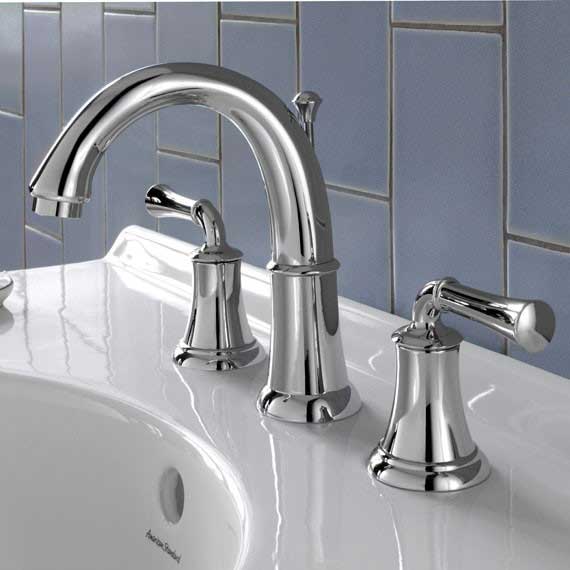 American Standard Portsmouth Widespread Bathroom Faucet with Double Lever Handles