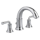 American Standard Portsmouth Double Handle Deck Mount Roman Tub Faucet Lever Handle