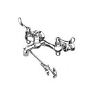 American Standard Heritage Wall-Mount Service Sink Faucet with Brace and Shanks