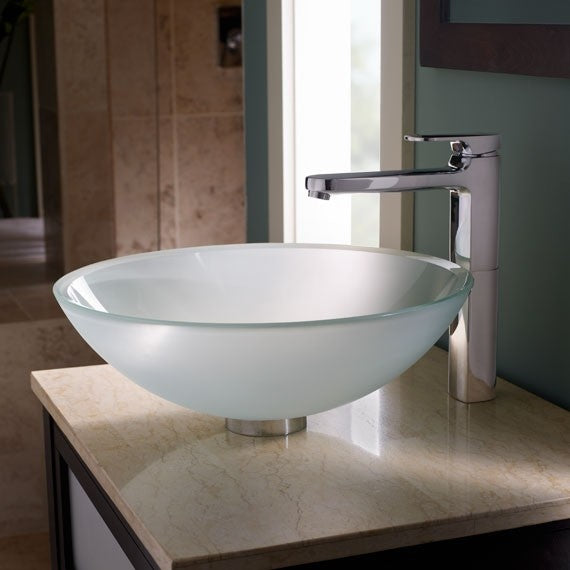 American Standard Moments Vessel Faucet with Grid Drain