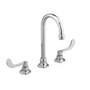 American Standard Monterrey Double Handles Widespread Bathroom Faucet with Less Drain