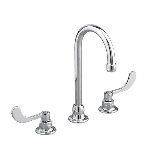 American Standard Monterrey Double Handles Widespread Bathroom Faucet with Less Drain