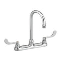 American Standard Monterrey Top Mount Faucet with 5" Gooseneck Spout and Vandal-Resistant Wrist Blade Handles