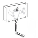 American Standard Concealed Urinal Flush Valve with 0.75" Back Spud