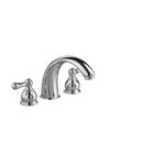 American Standard Hampton Double Handle Deck Mount Crescent Tub Spout