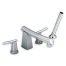 American Standard Green Tea Double Handle Deck Mount Tub Only Faucet with Hand Shower