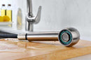 Anzzi Harbour Pull Out Single Handle Kitchen Faucet in Brushed Nickel 5