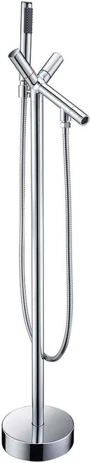 Anzzi Havasu 2-Handle Claw Foot Tub Faucet with Hand Shower in Polished Chrome FS-AZ0042CH 17