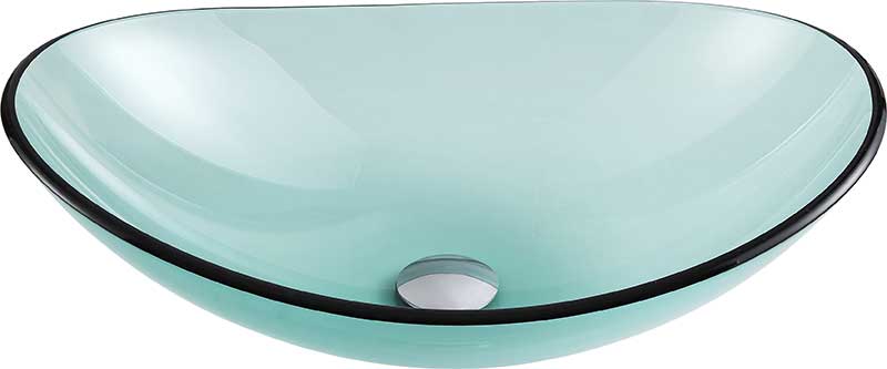 Anzzi Tale Series Deco-Glass Vessel Sink in Lustrous Green LS-AZ8121