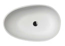 Anzzi Sensei One Piece Solid Surface Vessel Sink in Matte White LS-AZ8240 3