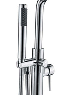 Anzzi Moray Series 2-Handle Freestanding Tub Faucet in Polished Chrome FS-AZ0048CH 6